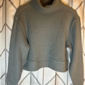 Elegant Gray Turtleneck Sweater for Women